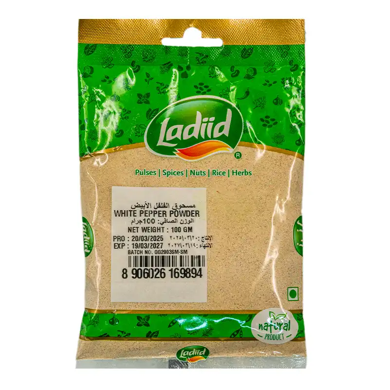 LADIID WHITE PEPPER POWDER 100G
