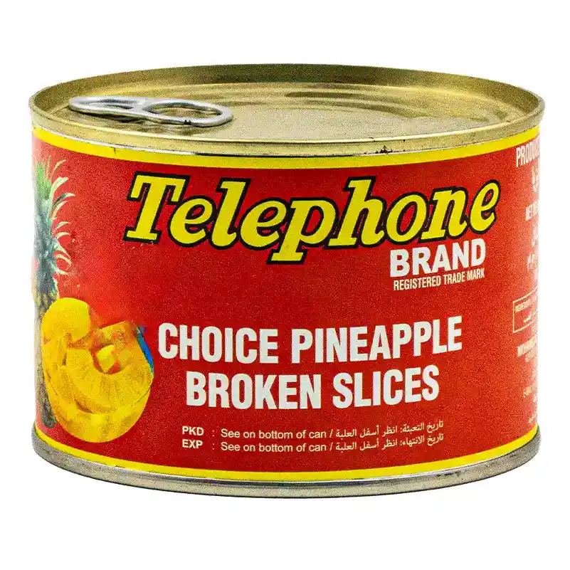 TELEPHONE CHOICE PINEAPPLE BROKEN SLICES 453G