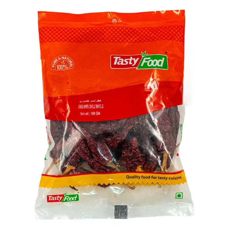 TASTY FOOD KASHMIRICHILLI WHOLE 100GM