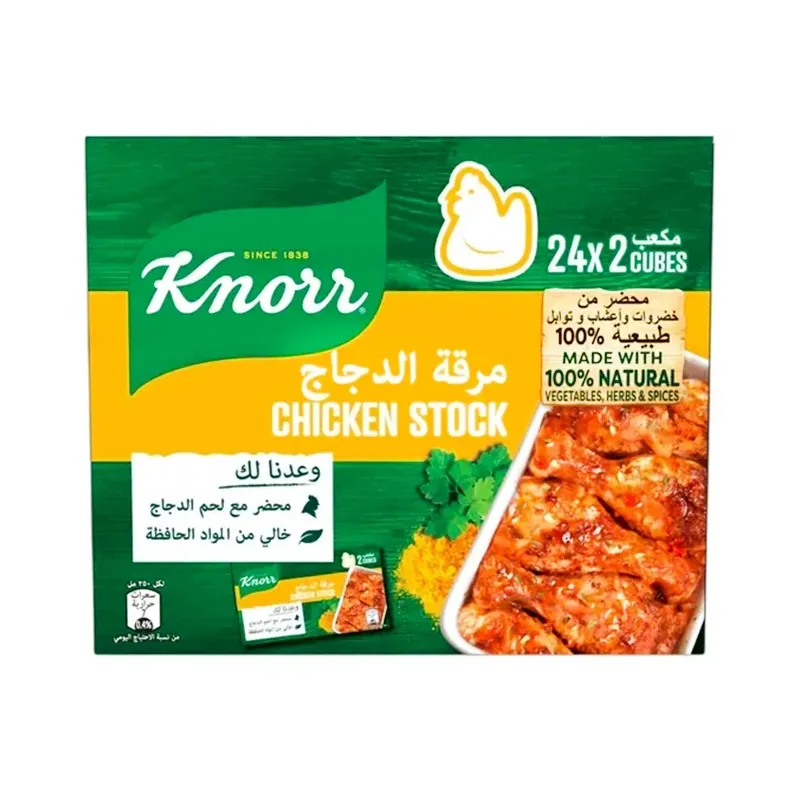 KNORR CHICKEN STOCK 24X20G