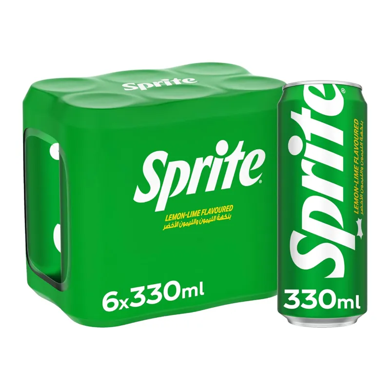 SPRITE LEMON-LIME FLAVOURED 6x330ML