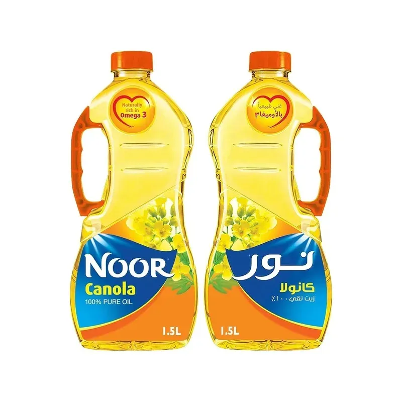 NOOR CANOLA PURE OIL 1.5LTR*2PCS