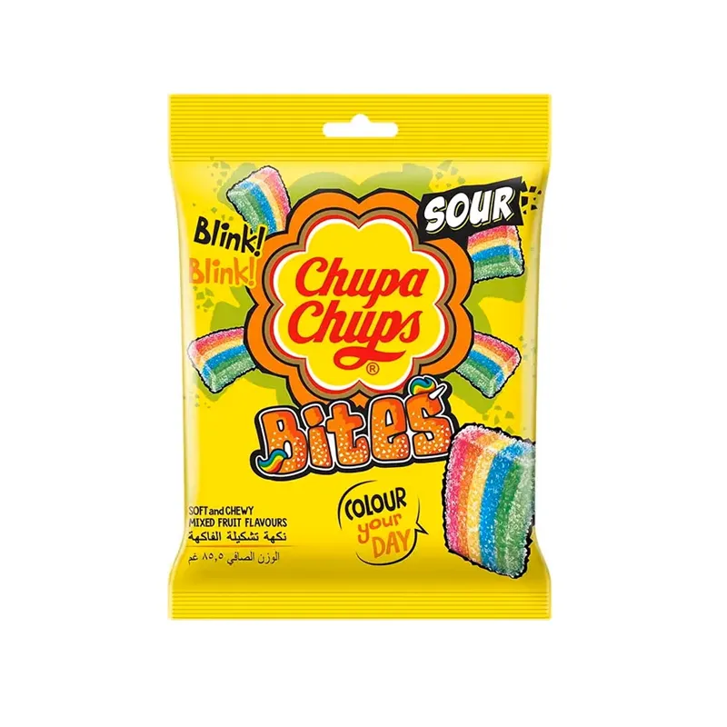 CHUPA CHUPS SOUR BITES BAG 85.5G