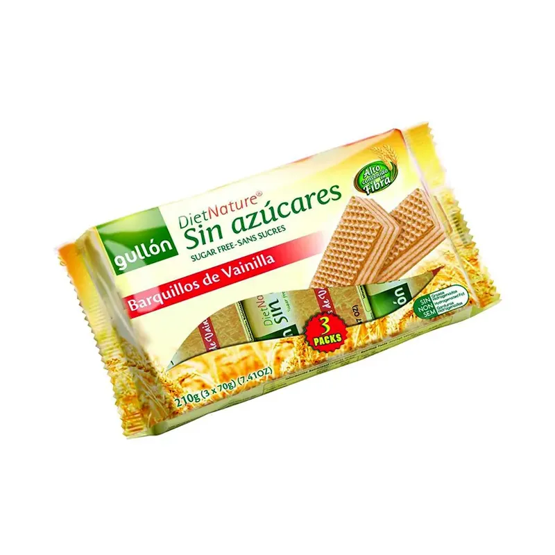 GULLON SUGAR FREE WAFER DIET NATURE 210GM