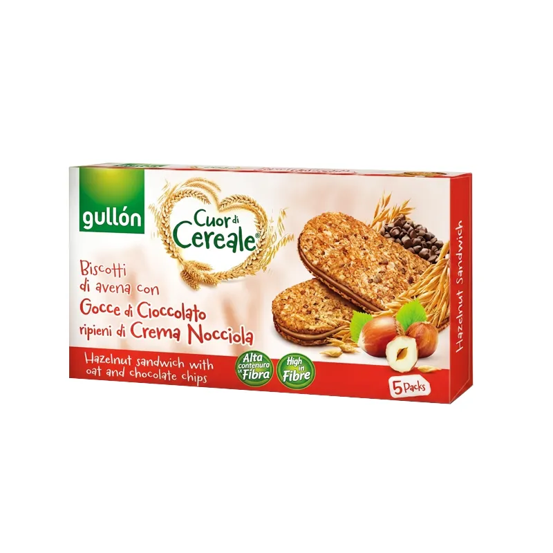 GULLON CUORI DI CERAMIC HAZELNUT SANDWICH 220GM