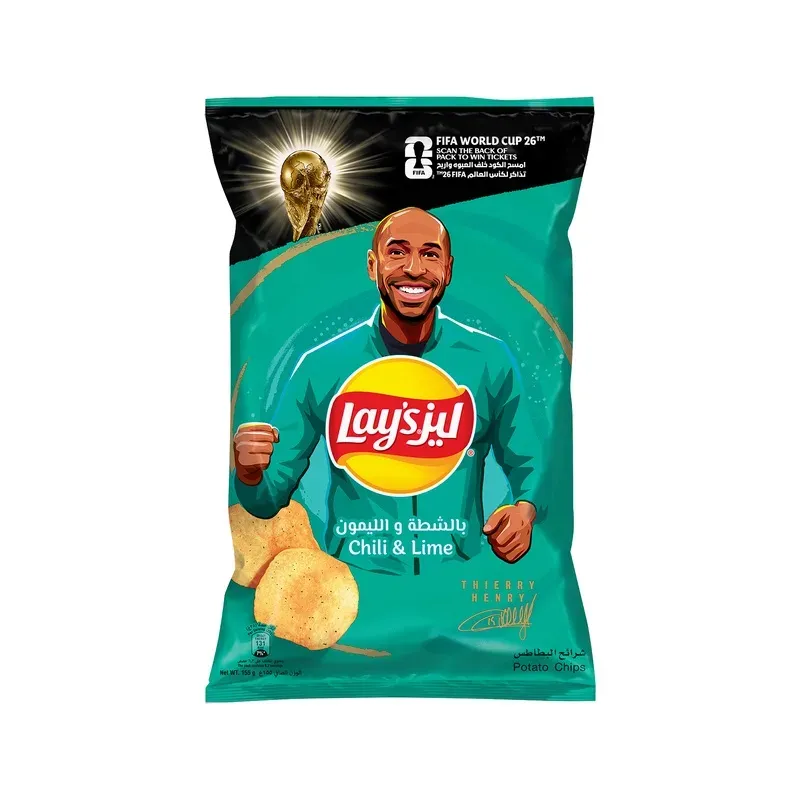LAYS CHILLY& LIME 155G