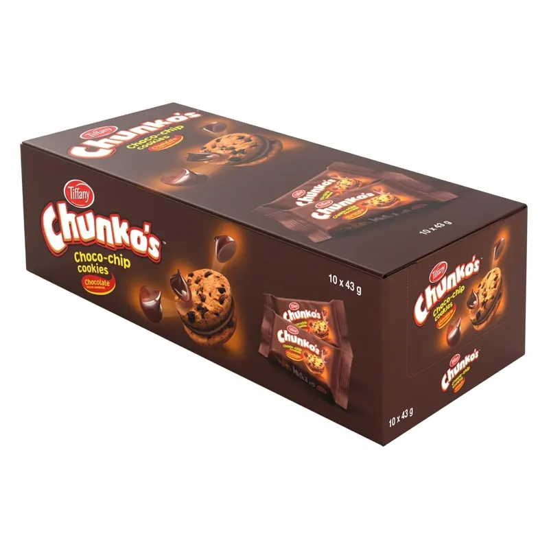 CHUNKO'S CHOCO CHIP 12X40 FREE LUNCH BOX