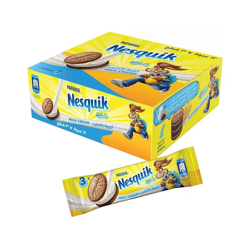 NESQUIK BISCUIT NESTLE CILK CREAM 2PK