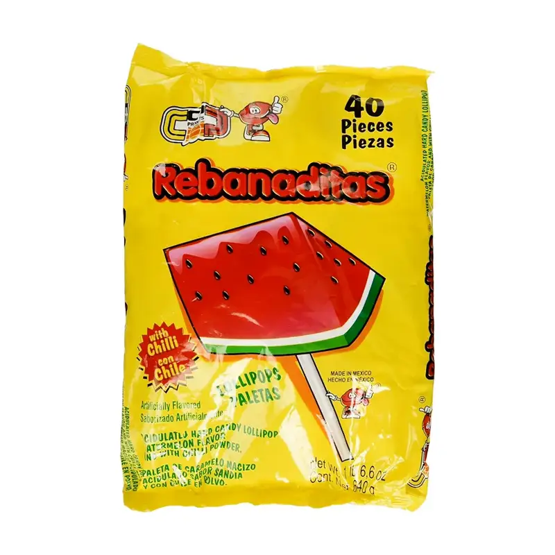 LOLLIPOPS PALETAS 40PCS PIEZAS