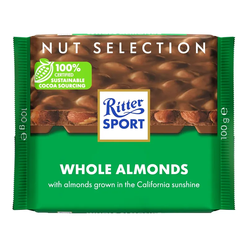 RITTER ASSRTD CHOCO ALMOND 1*2 100G
