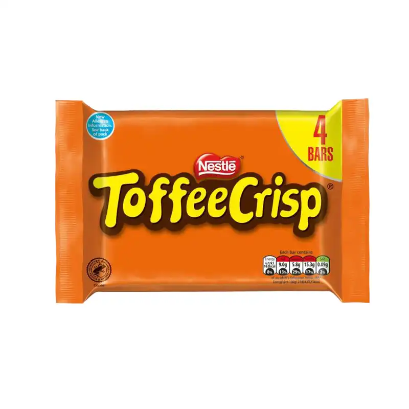 TOFFEE CRISP 4BARS 124G
