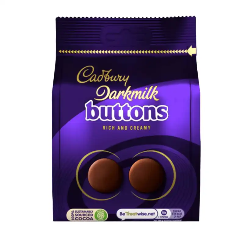CADBURY DARK MILK BUTTONS 90G