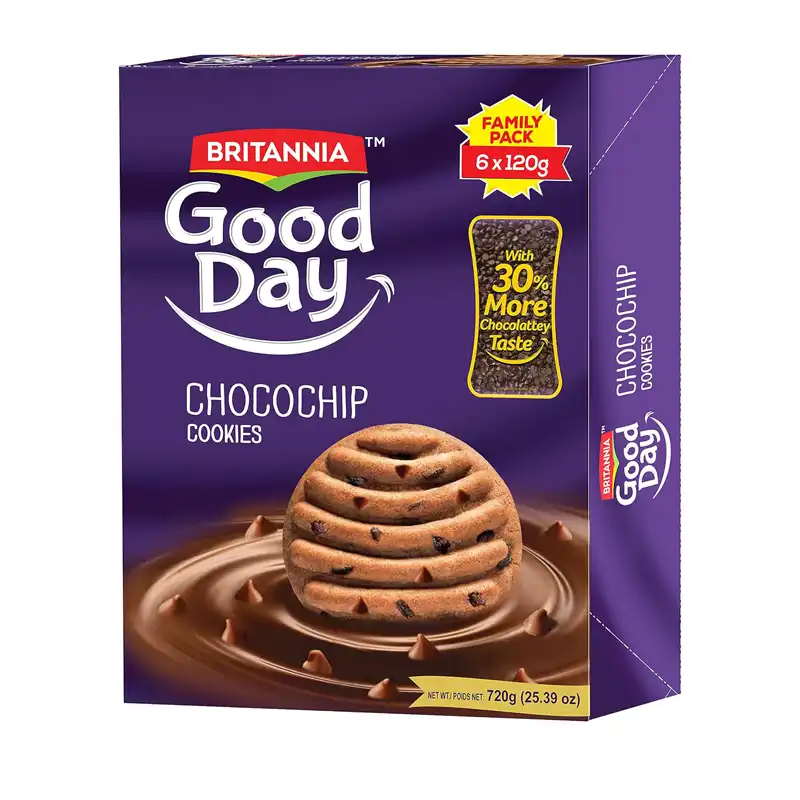 BRITANNIA GOOD DAY 6X120G