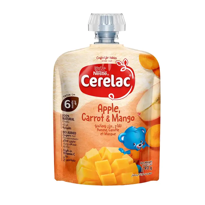 CERELAC APPLE CARROT MANGO 90G