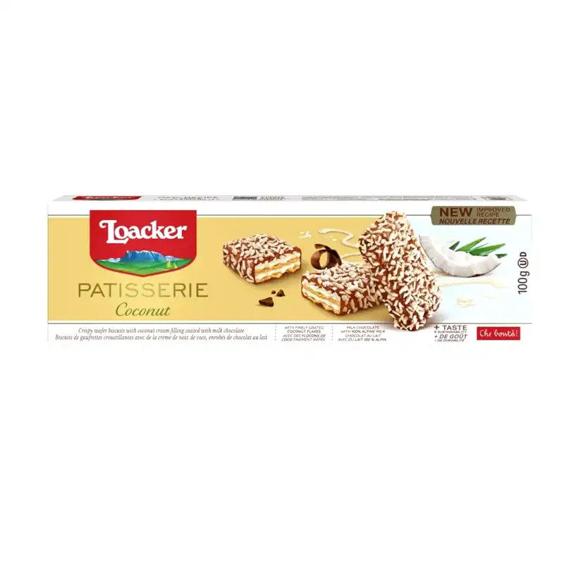 LOACKER PATTISSERIE COCONUT 100G