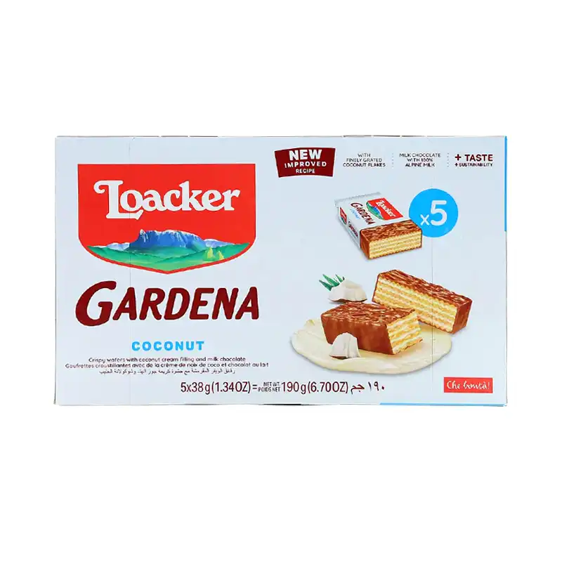 LOACKER GARDENA COCONUT 5x38G