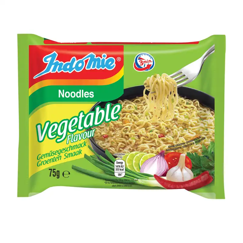 INDOMIE VEGETABLE FLAVOUR 75G