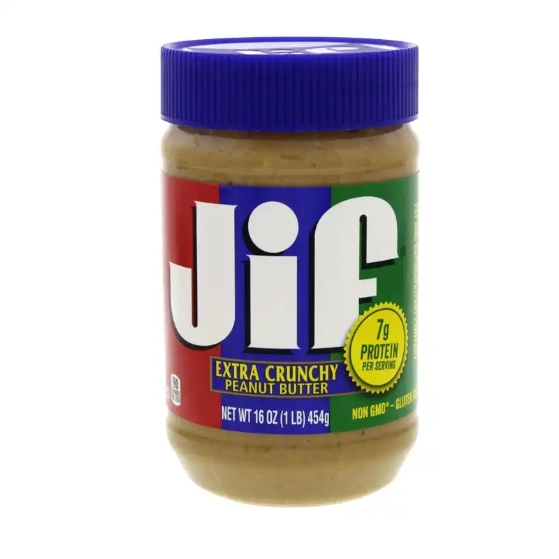 JIF EXTRA CRUNCHY PEANUT BUTTER 450G