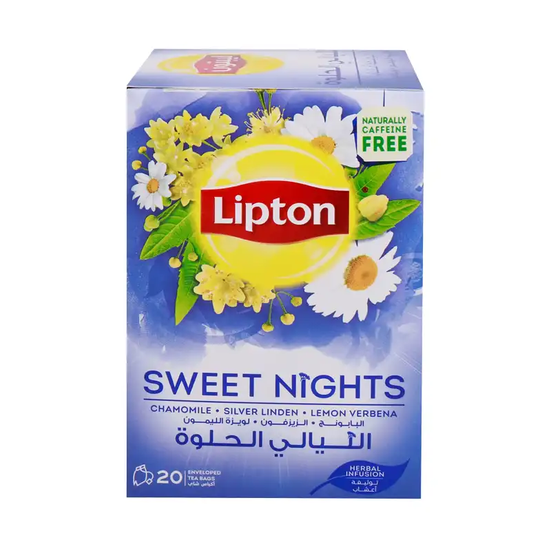 LIPTON SWEET NIGHTS 20 ENVELOPED TEA BAG