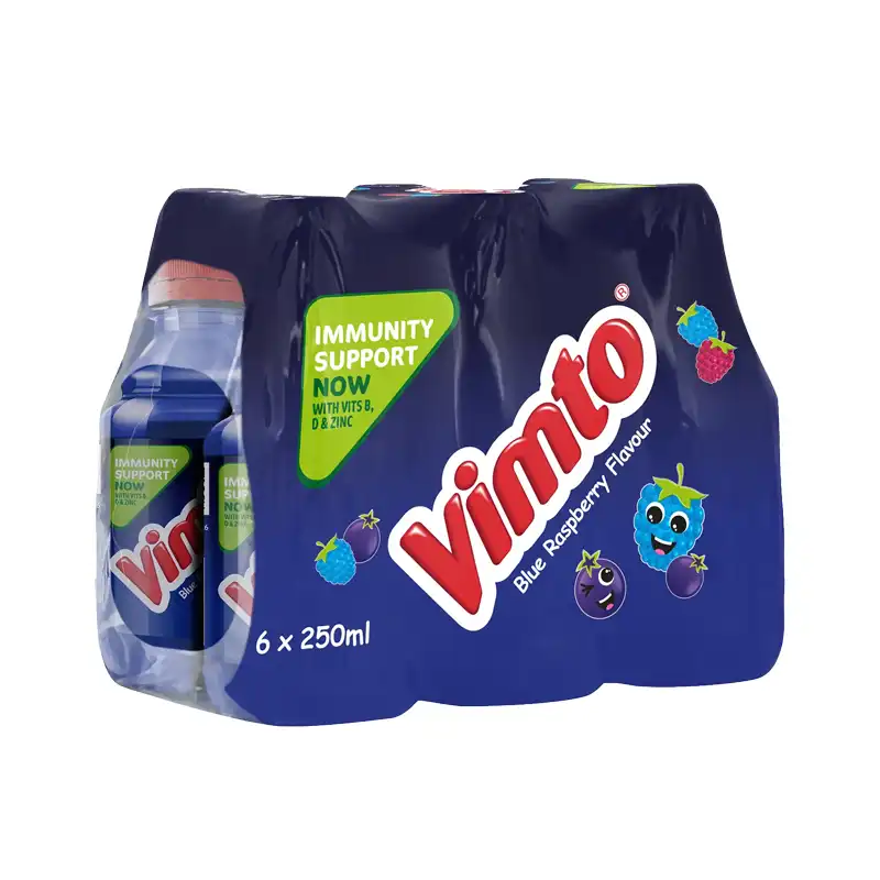 VIMTO BLUE RASBERRY DRINKS 6x250ML