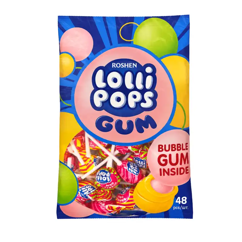 LOLLIPOP GUM FRUIT MIX
