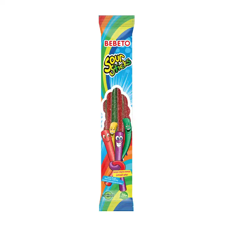 BEBETO SOUR STICKS MIX 35GM