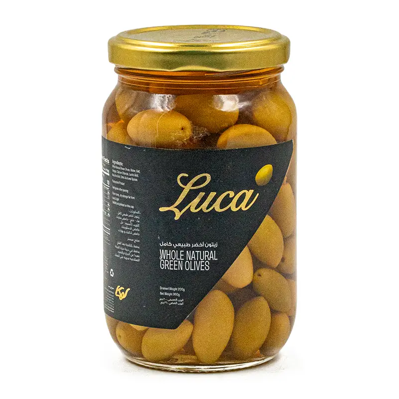 LUCA GREEN OLIVES 200G