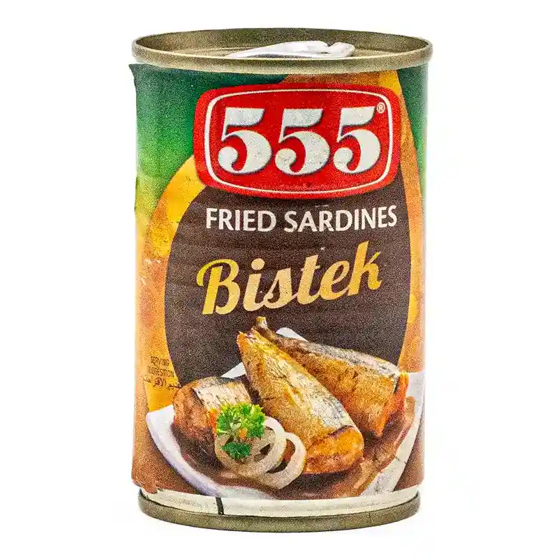 555 FRIED SARDINES BISTEK 155GM