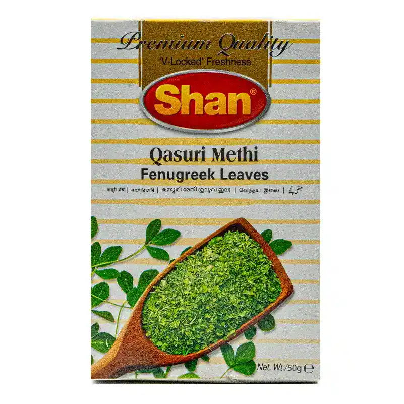 SHAN QASURI METHI FENUGREEK LEAVES 50G