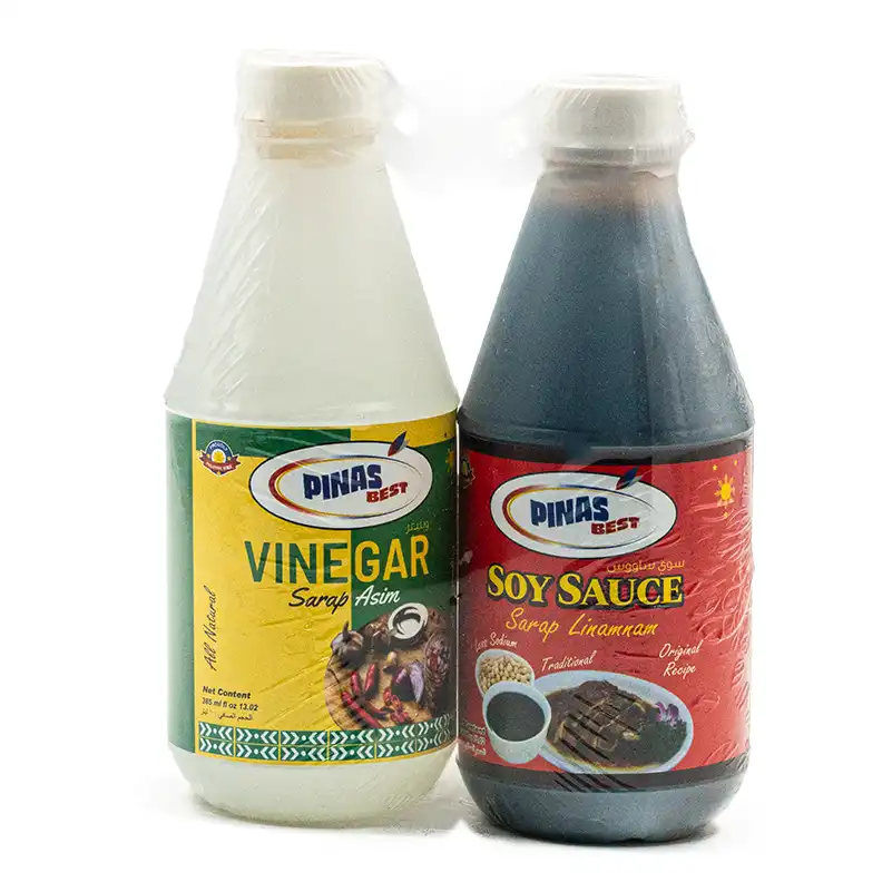 PINAS BEST VINEGAR&SOY SAUCE PROMO 385ML