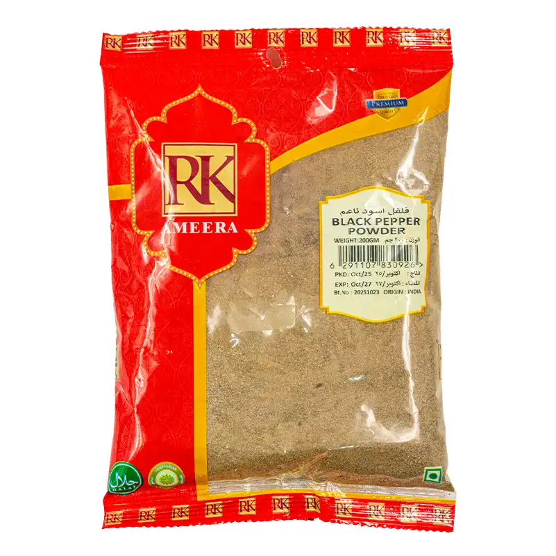 RK BLACK PEPPER POWDER 200G