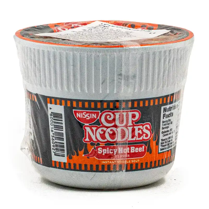 NISSIN CUP NOODLES SPICY HOT BEEF 45G