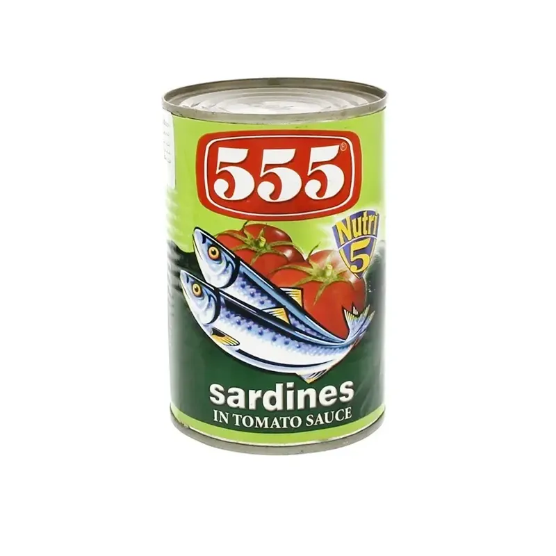 555 SARDINES IN TOMATO SAUCE 3*155GM