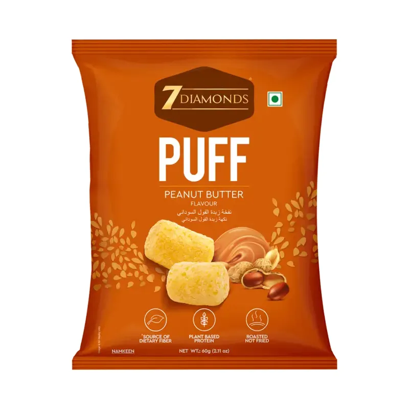 7DIAMONDS PUFF PEANUT BUTTER 60GM