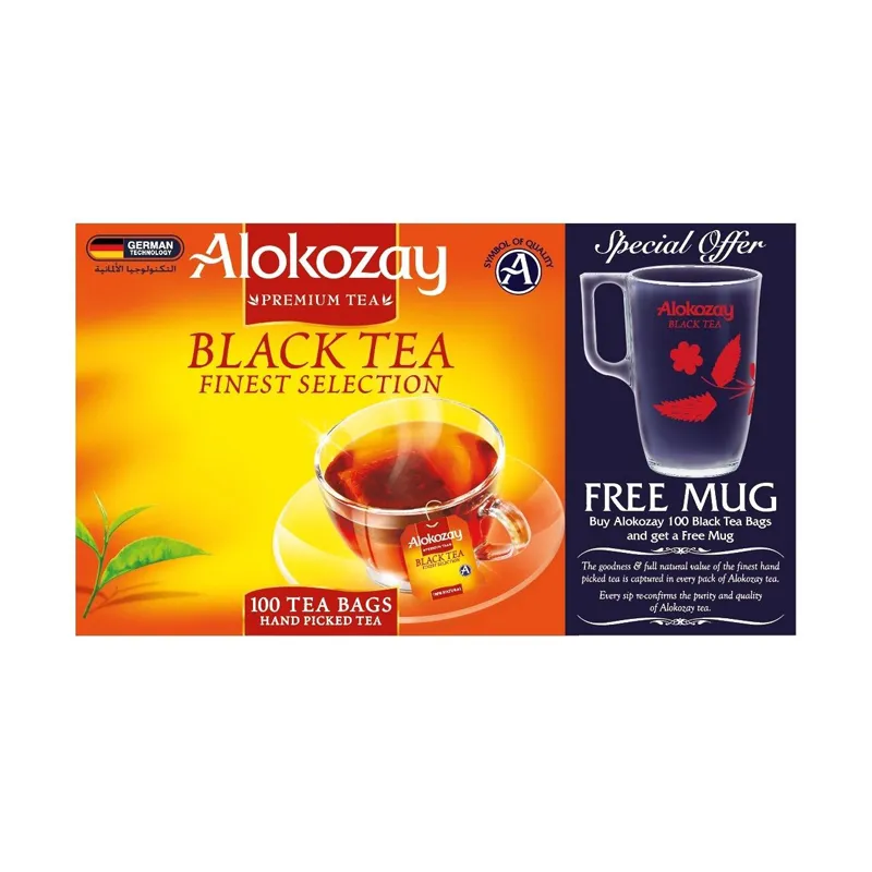 ALOKOZAY BLACK TEA 100BGS+MUG