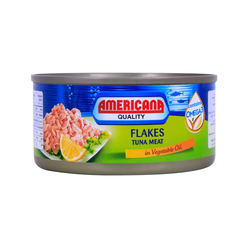 AMERICANA FLAKES TUNA MEAT 3*170GM