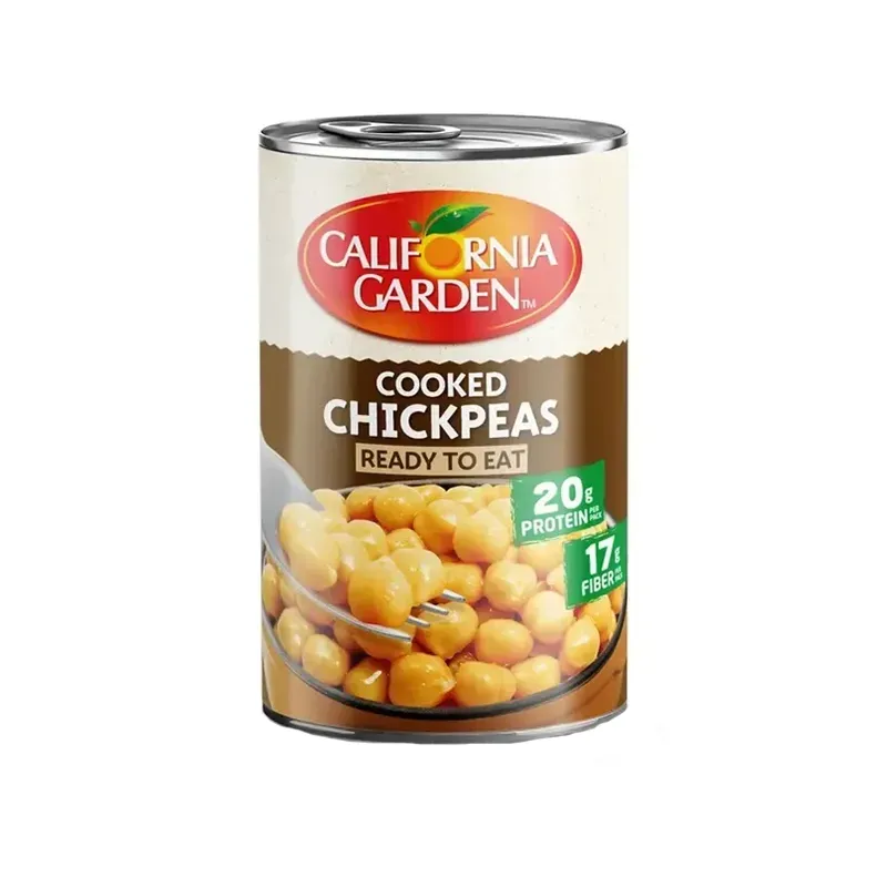CALIFORNIA GARDEN COOKED CHICKPEAS 3*400GM