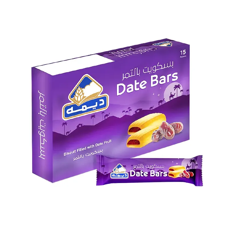 DEEMAH DATES BARS BISCUIT FILLED WITH DATE FRUIT 15*25GM*3PACK