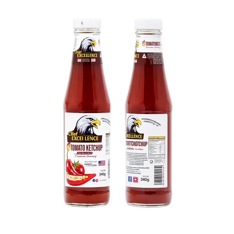 EXCELLENCE HOT TOMATO KETCHUP 340G