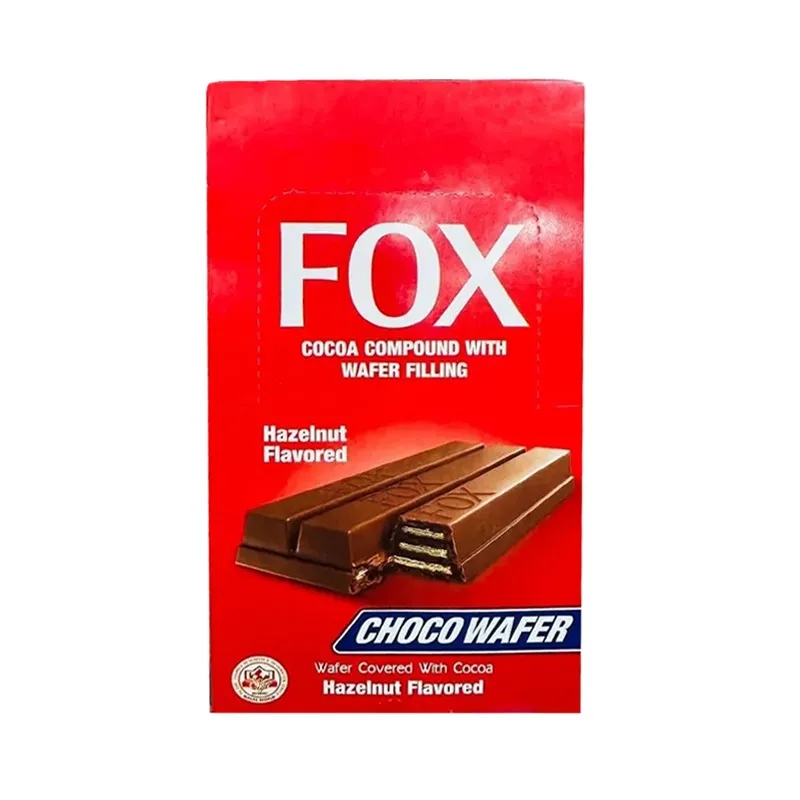 FOX COCOA COMPOUND WITH WAFER FILLED 24*18GM
