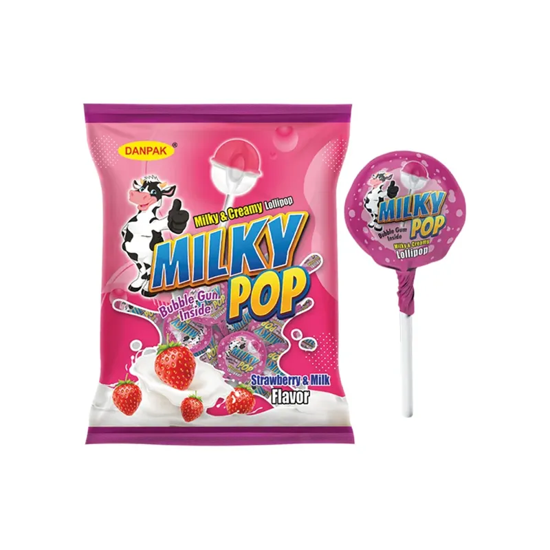 KD MILKY POP LOLLIPOP 100PS