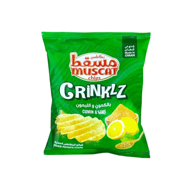 MUSCAT CHIPS CHILLI & LIME 18*12GM