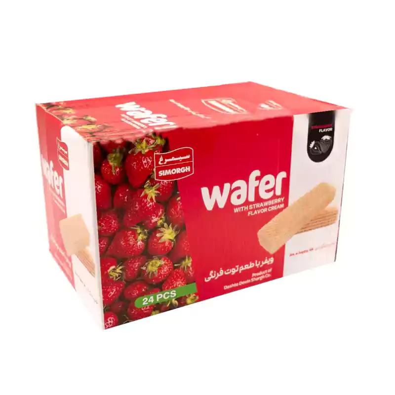 SIMORGH WAFER CREAM LAYER STRAWBERRY 120GM