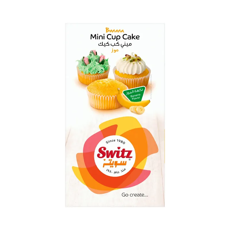 SWITZ MINI CUP CAKE BANANA 10*32GM