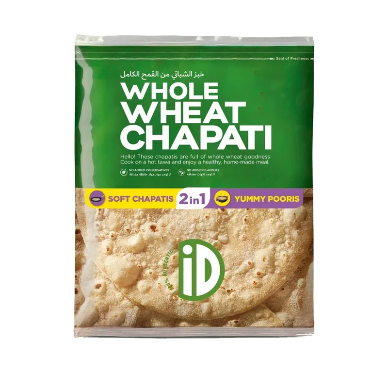 WHOLE WHEAT CHAPPATHI 10PCS