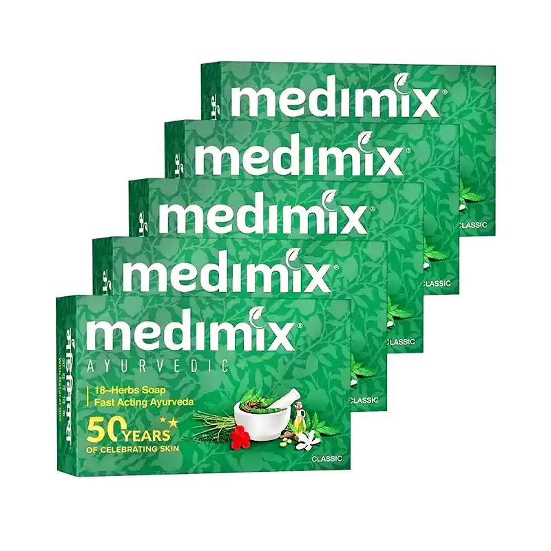 MEDIMIX AYURVDC HERBAL SOAP 4+1PC SET