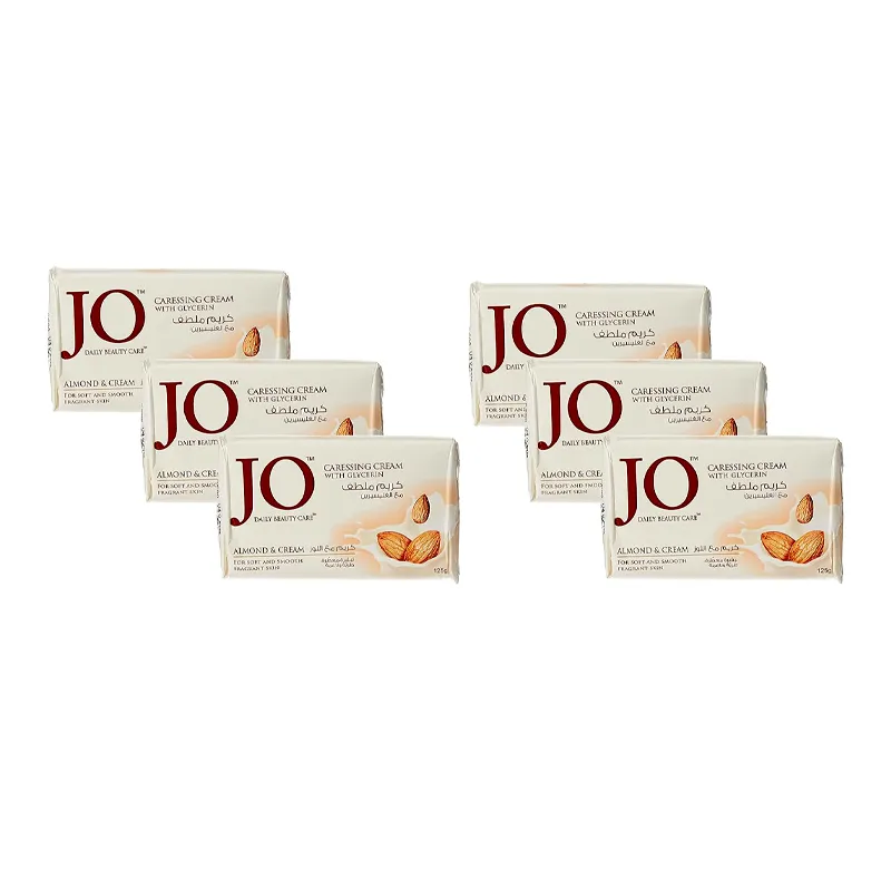 JO BEAUTY SOAP ALMOND & CREAM 6*125G
