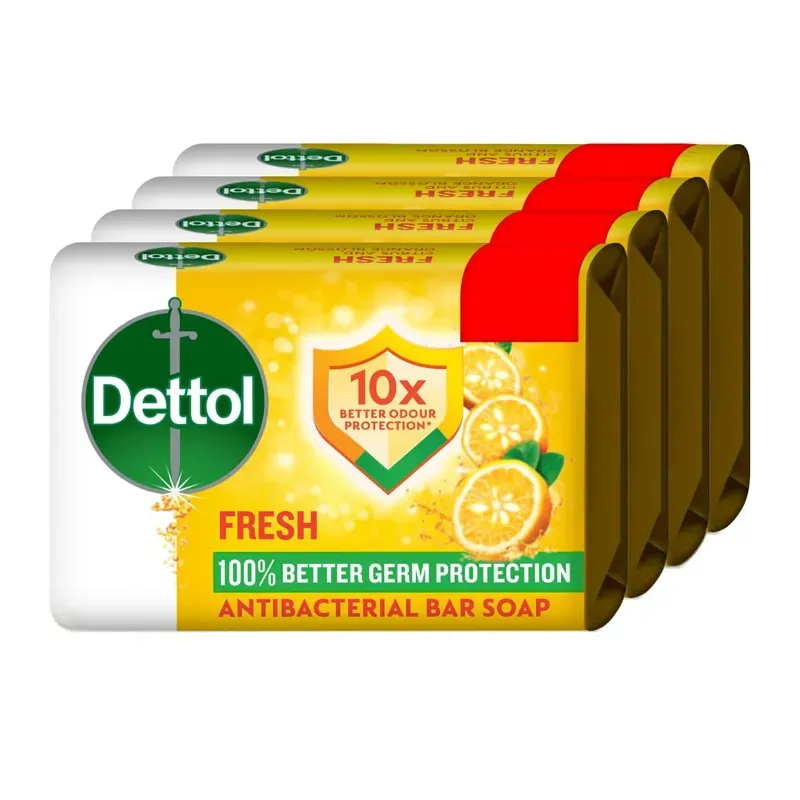 DETTOL SHLD ORG SOAP 4*110G