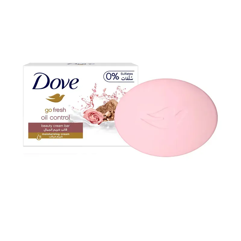 DOVE SOAP OIL CONTROL 4*160GM ROSE&CLAY