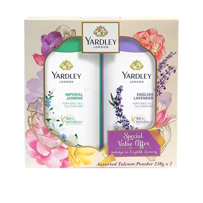 YARDLEY LONDON PERFUMED TALC 2*250G